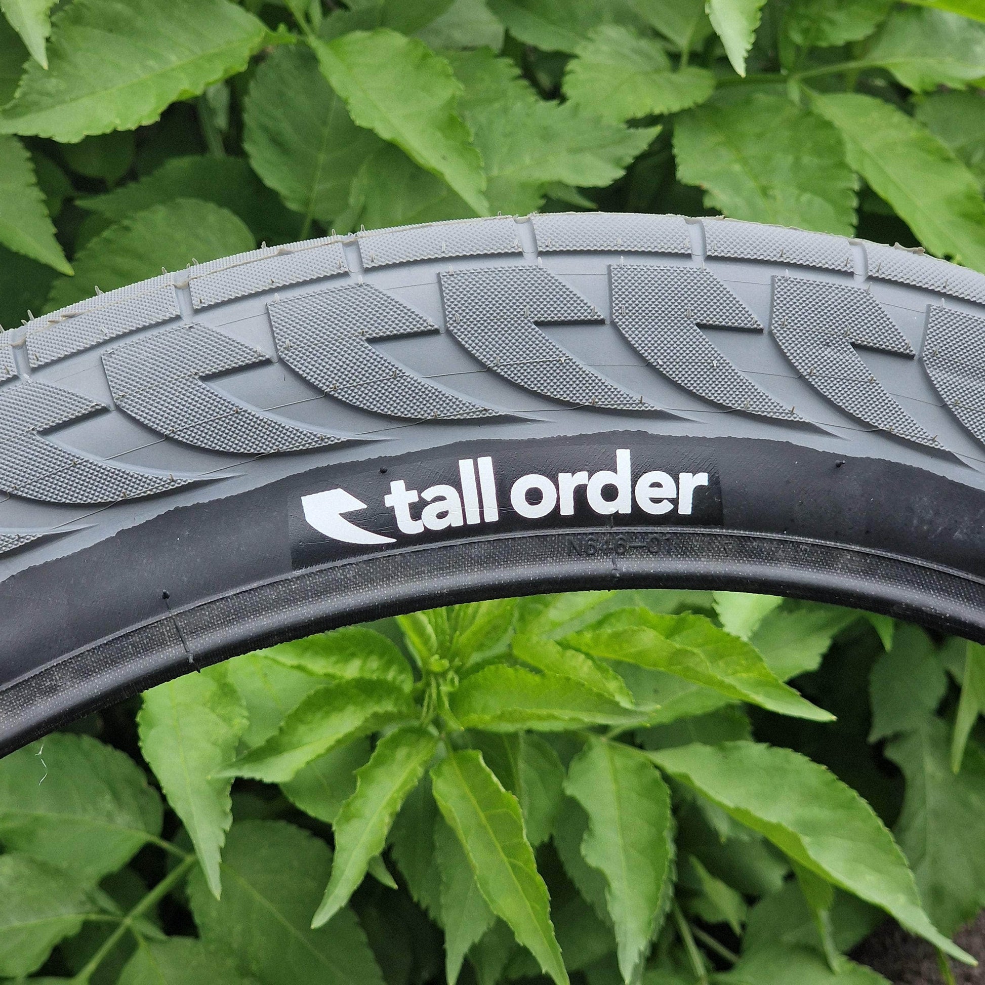Tall Order BMX Parts Tall Order Wallride Tyre 2.35 Grey with Black Sidewall