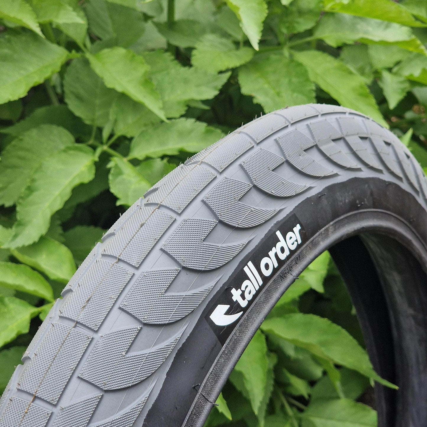 Tall Order BMX Parts Tall Order Wallride Tyre 2.35 Grey with Black Sidewall