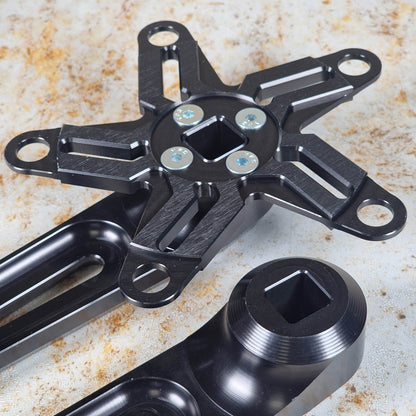 Tangent BMX Racing Tangent Halo Drive System Mini Alloy Race Cranks