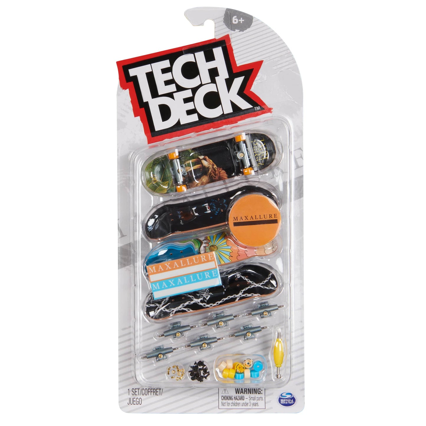 Tech Deck Skateboards Tech Deck Deluxe Finger Board 4 Pack