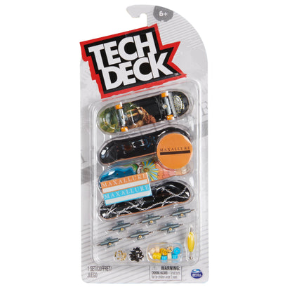 Tech Deck Skateboards Tech Deck Deluxe Finger Board 4 Pack