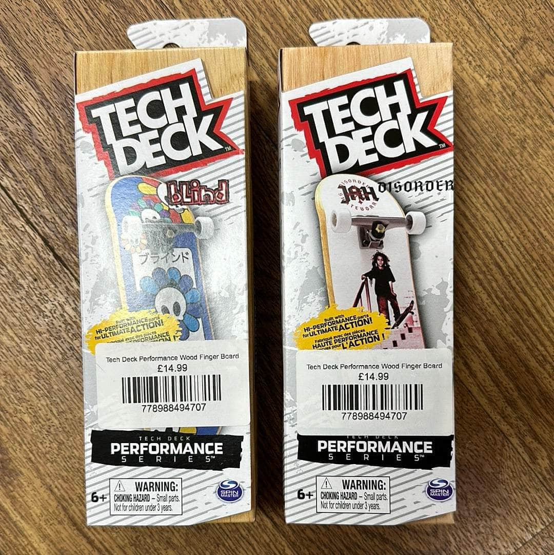 Tech Deck Skateboards Tech Deck Performance Wood Finger Board