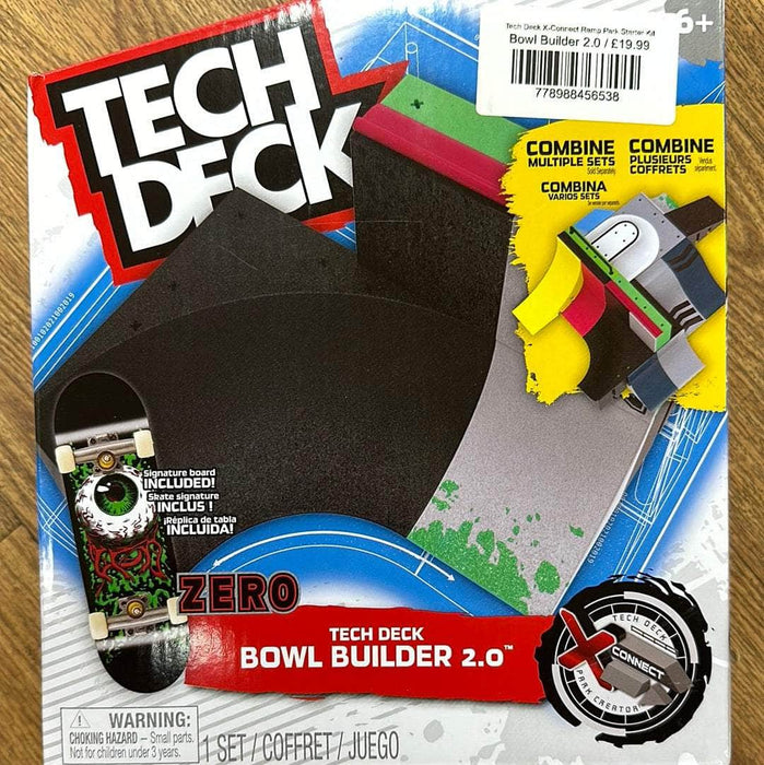 Tech Deck Skateboards Bowl Builder 2.0 Tech Deck X-Connect Ramp Park Starter Kit