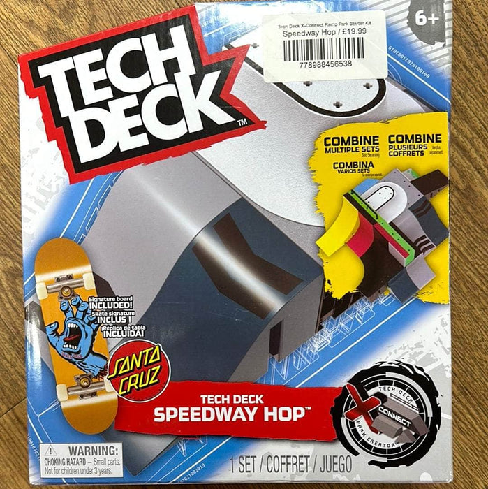 Tech Deck Skateboards Speedway Hop Tech Deck X-Connect Ramp Park Starter Kit