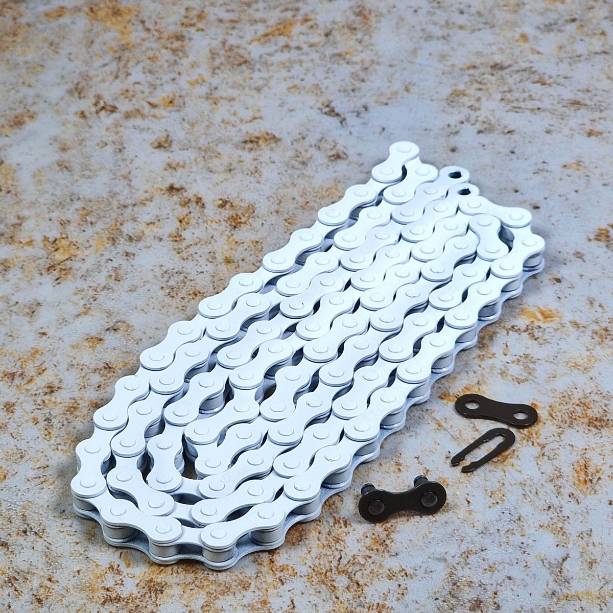 Theory BMX Parts White Theory 410 Coloured BMX Chain 100L