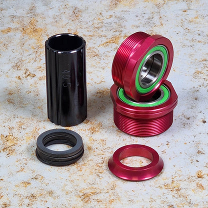 Theory BMX Parts Red / 19mm Theory Euro Bottom Bracket