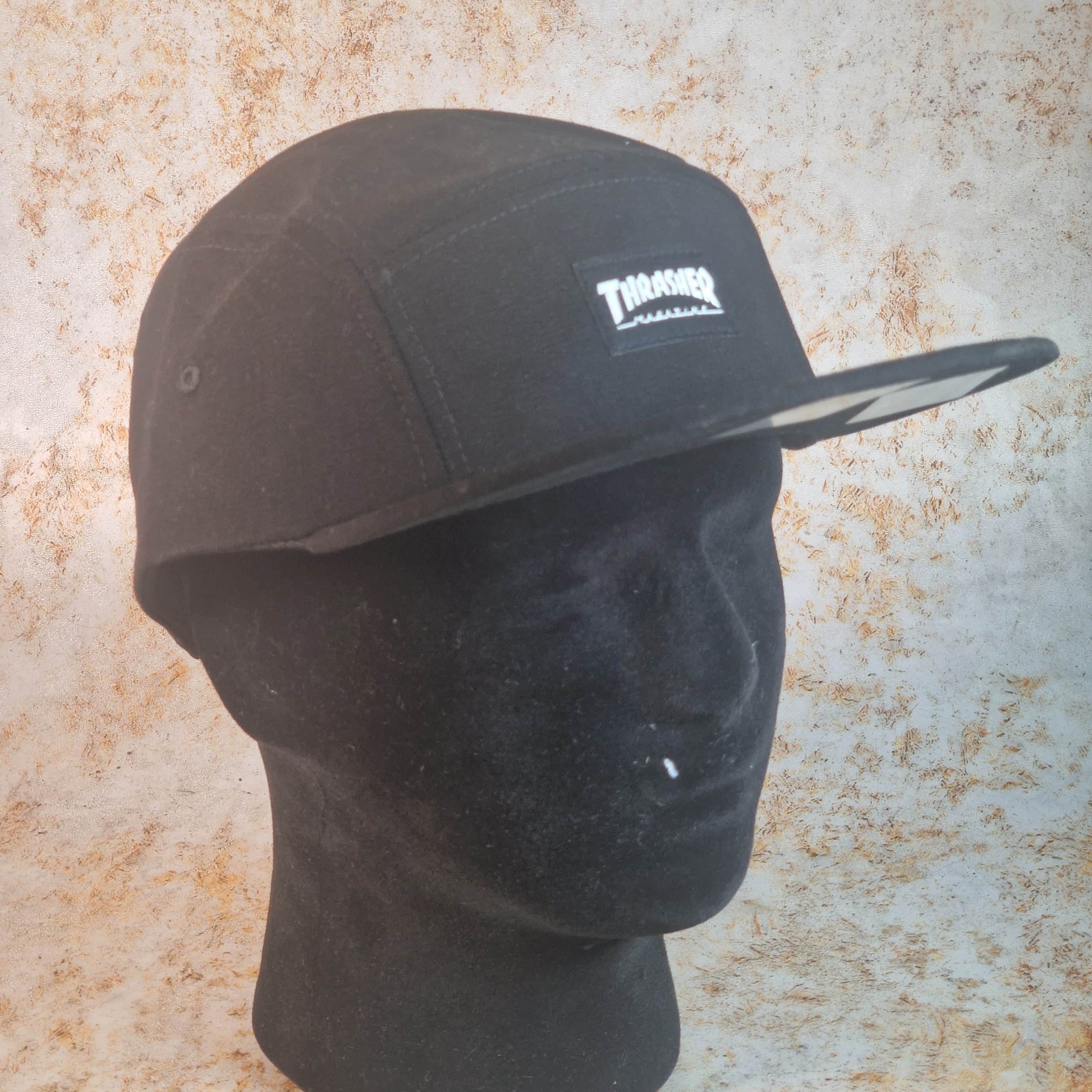 Thrasher Clothing & Shoes Black Thrasher 5 Panel Cap Black