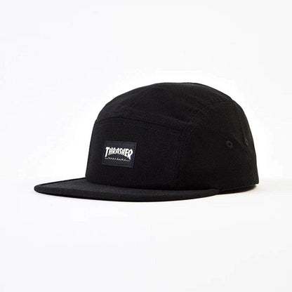 Thrasher Clothing & Shoes Black Thrasher 5 Panel Cap Black