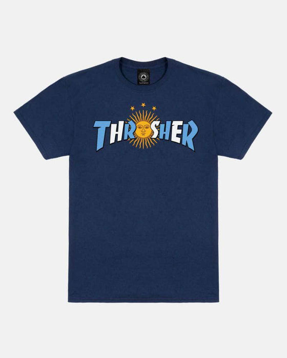 Thrasher Clothing & Shoes Thrasher Argentina Estrella T-shirt Navy