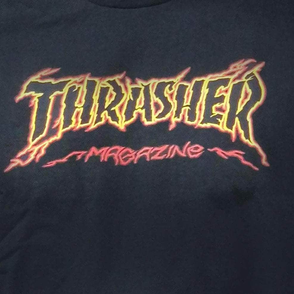 Thrasher Clothing & Shoes Thrasher by ExTeenager Cracked T-shirt Black
