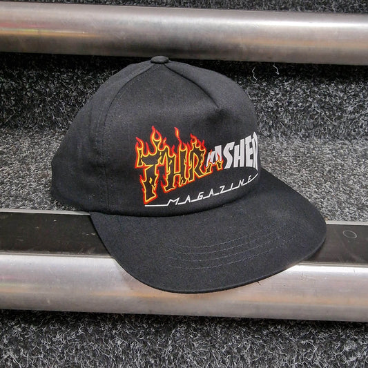 Thrasher Clothing & Shoes Black Thrasher Ignite Snapback Cap Black
