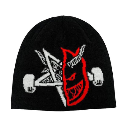 Thrasher Clothing & Shoes Black Thrasher Magazine Skully Thrash & Burn Beanie Black