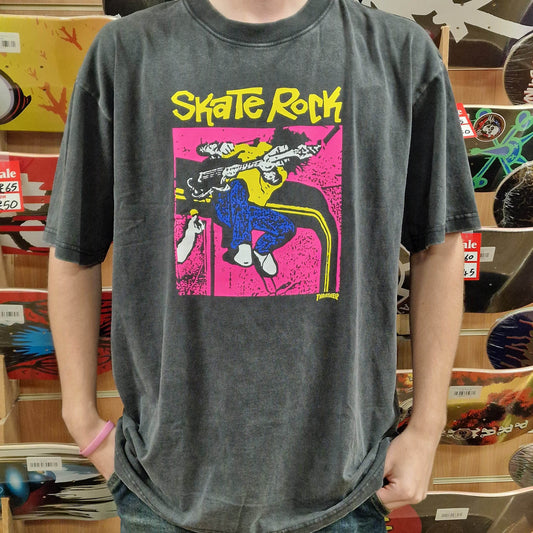 Thrasher Clothing & Shoes Thrasher Skate Rock Vol II Vintage T-shirt Black