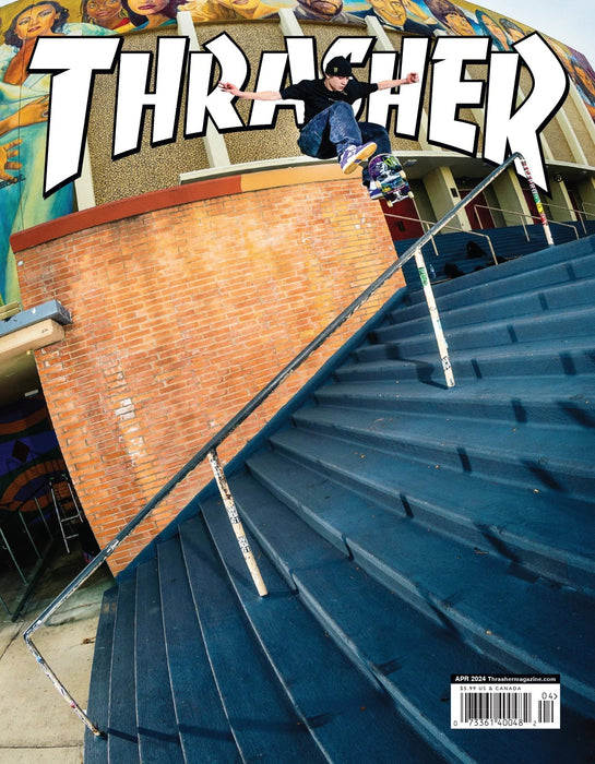 Thrasher Skateboards Thrasher Skateboard Magazine April 2024
