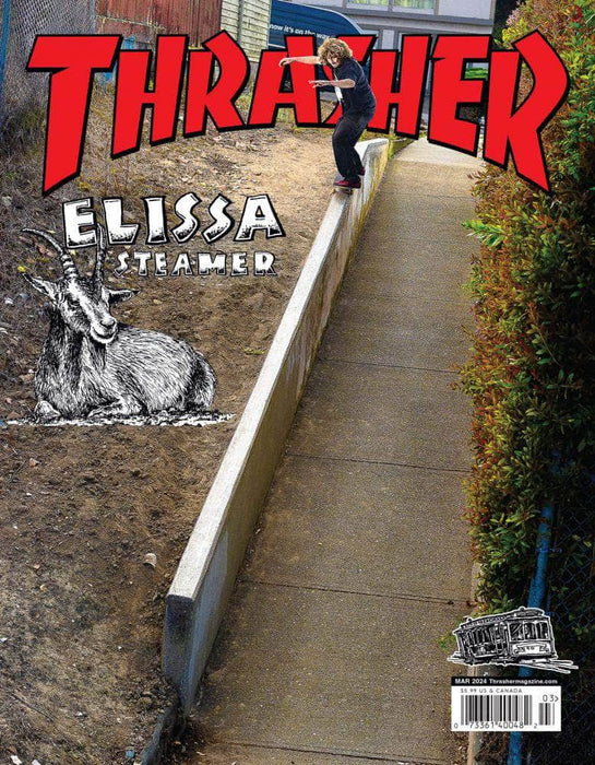 Thrasher Skateboards Thrasher Skateboard Magazine March 2024