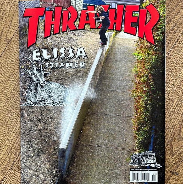 Thrasher Skateboards Thrasher Skateboard Magazine March 2024