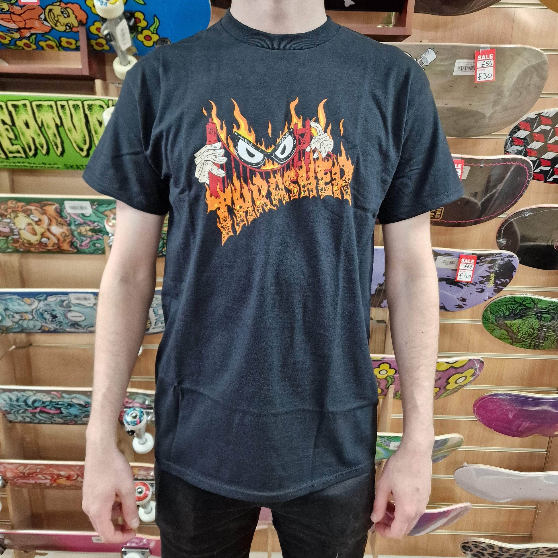 Thrasher Clothing & Shoes Thrasher Sucka Free by Neckface T-shirt Black