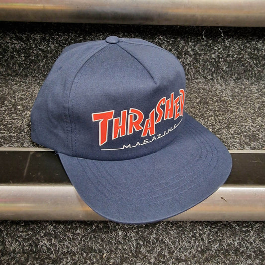 Thrasher Clothing & Shoes Navy Thrasher x By Parra Mag Snapback Cap Navy