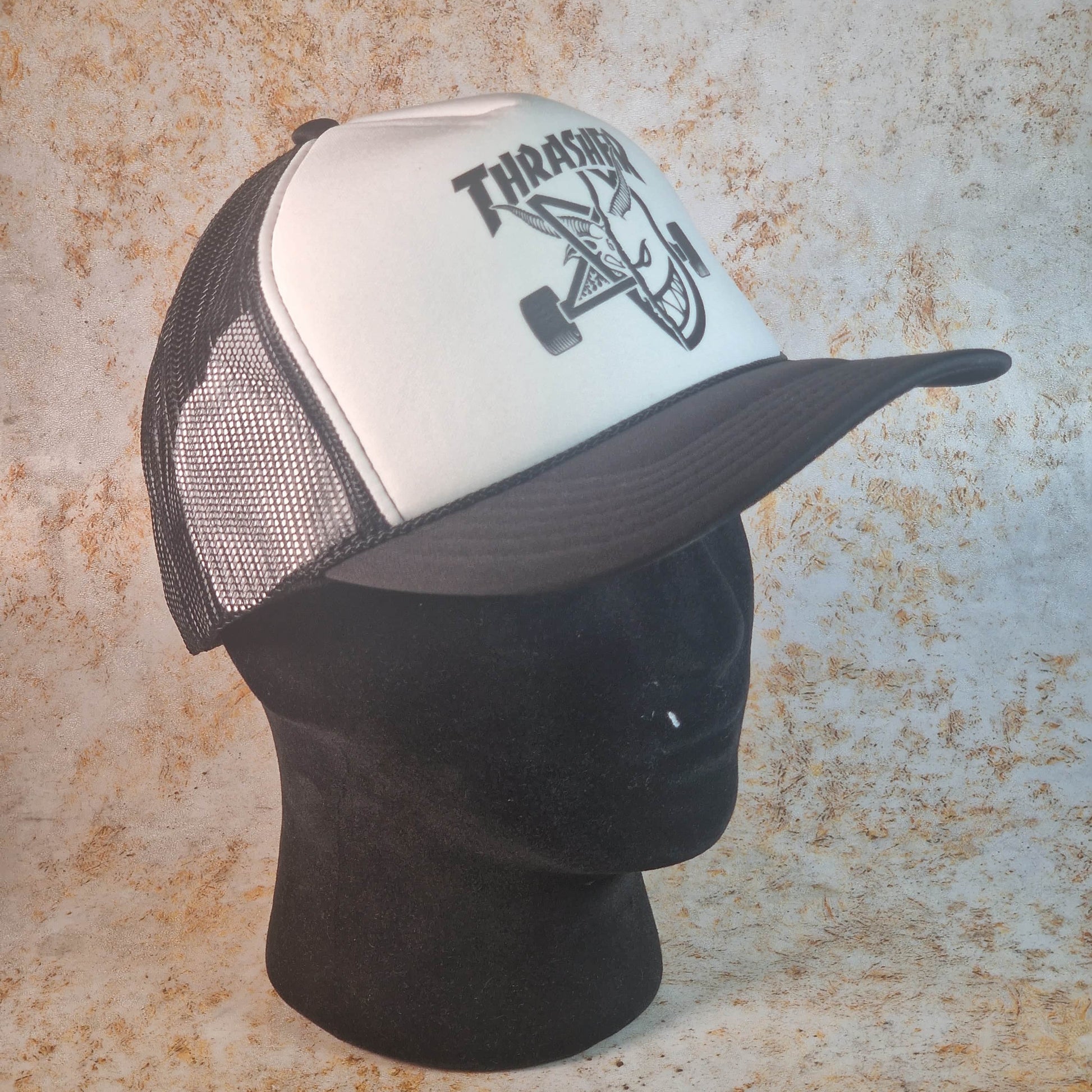 Thrasher Clothing & Shoes Black/White Thrasher x Spitfire Thrash & Burn Cap Black / White