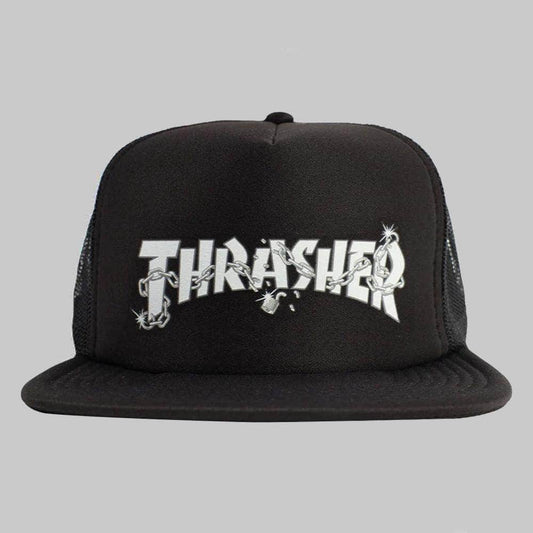 Thrasher Clothing & Shoes Thrasher x Toy Machine Chains by Daniel Shepard Cap Black