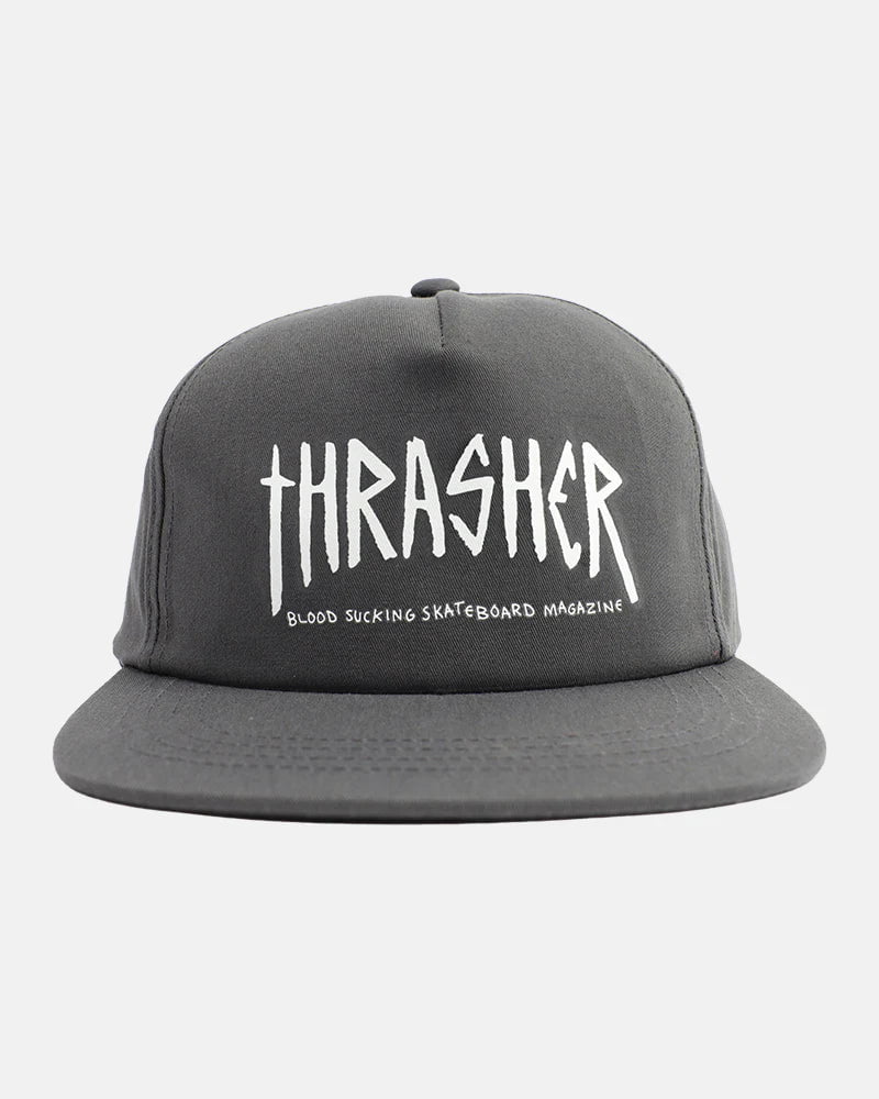 Thrasher Clothing & Shoes Thrasher x Toy Machine Scratch Cap Charcoal