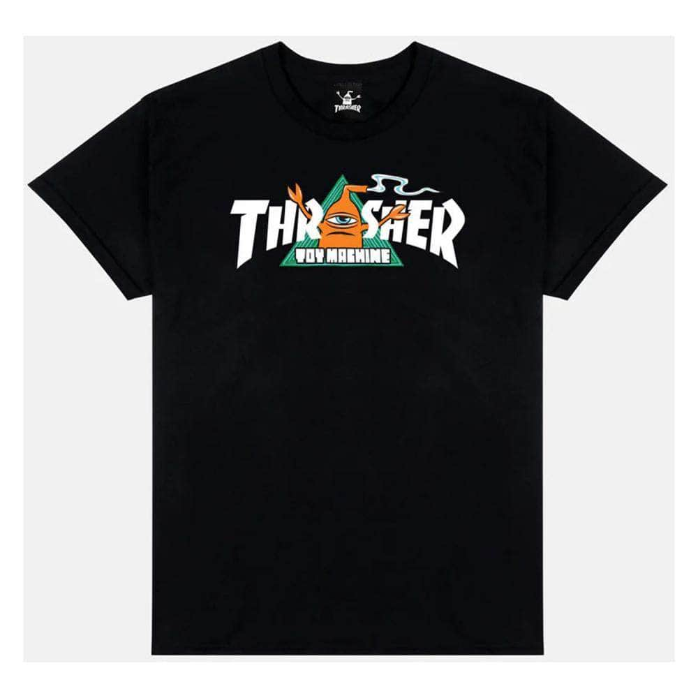 Thrasher Clothing & Shoes Thrasher x Toy Machine Vortex T-shirt Black