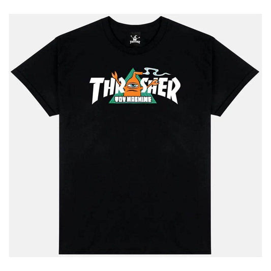 Thrasher Clothing & Shoes Thrasher x Toy Machine Vortex T-shirt Black