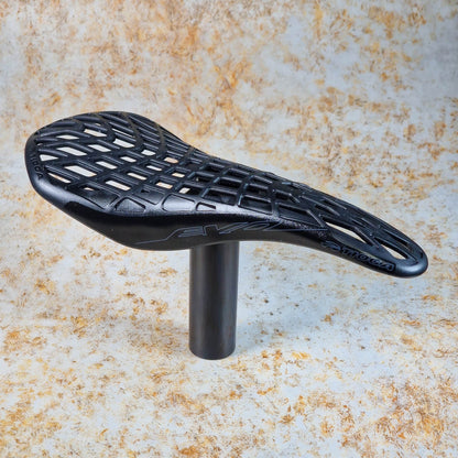 Tioga BMX Racing Tioga EVO D-Spyder Carbon Race Seat and Post Combo Black