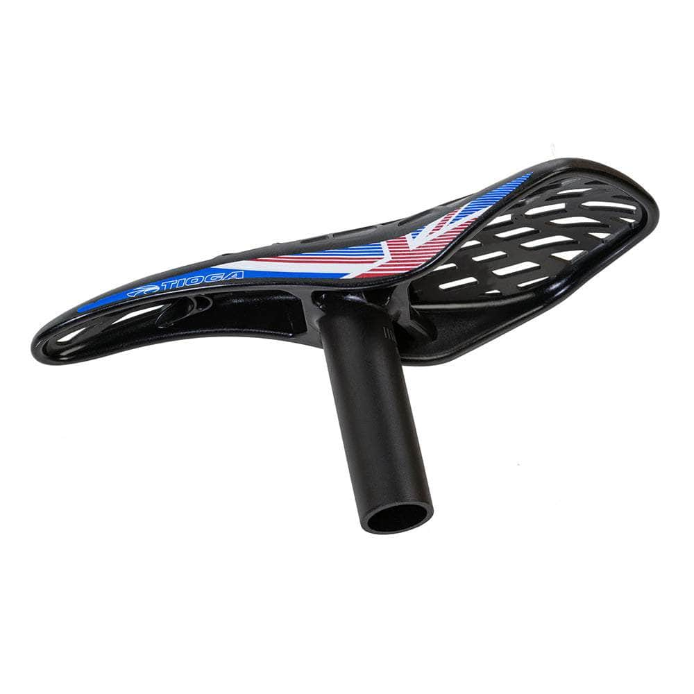 Tioga BMX Racing Tioga EVO D-Spyder Carbon Race Seat and Post Combo Union Jack