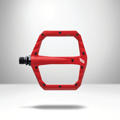 Title MTB BMX Parts Matte Red / 9/16" Title MTB CONNECT Sealed Bearing CNC Alloy Pedals