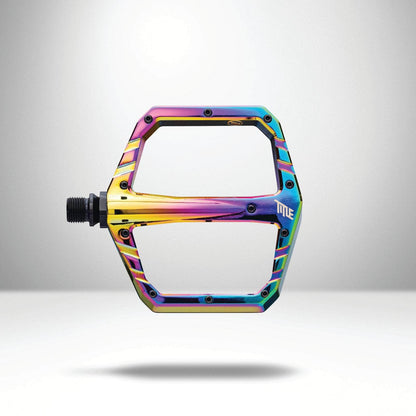 Title MTB BMX Parts Oil Slick / 9/16" Title MTB CONNECT Sealed Bearing CNC Alloy Pedals