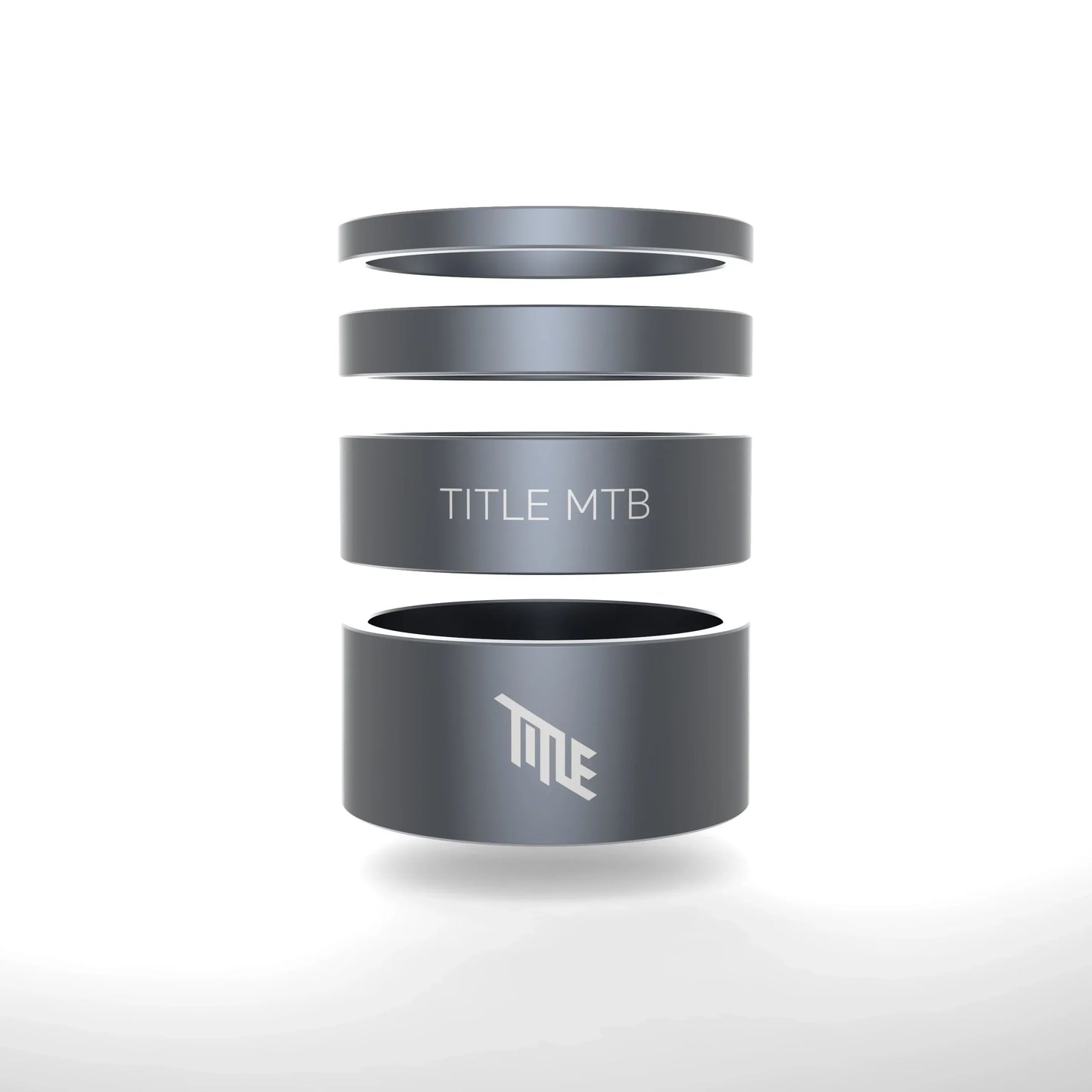 Title MTB Bikes Grey Title MTB Headset Spacer Kit