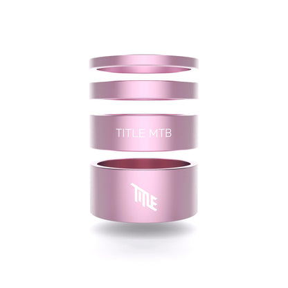 Title MTB Bikes Pink Title MTB Headset Spacer Kit