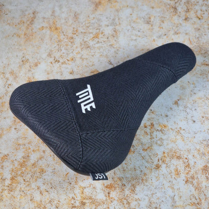 Title MTB BMX Parts Black Beach Cloth Title MTB JS1 Railed Seat