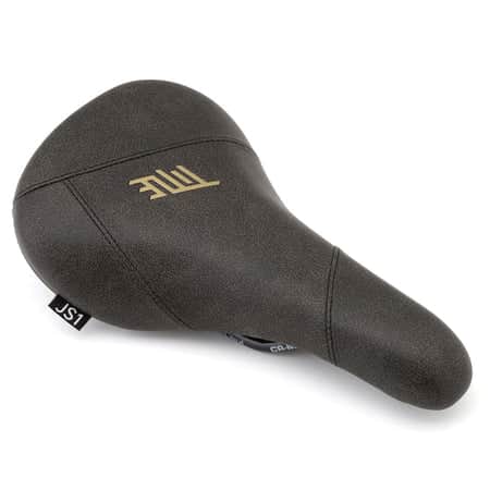 Title MTB BMX Parts Black/Gold Crackle Title MTB JS1 Railed Seat