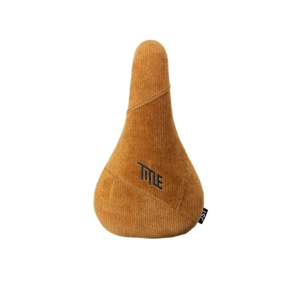 Title MTB BMX Parts Brown Corduroy Title MTB JS1 Railed Seat