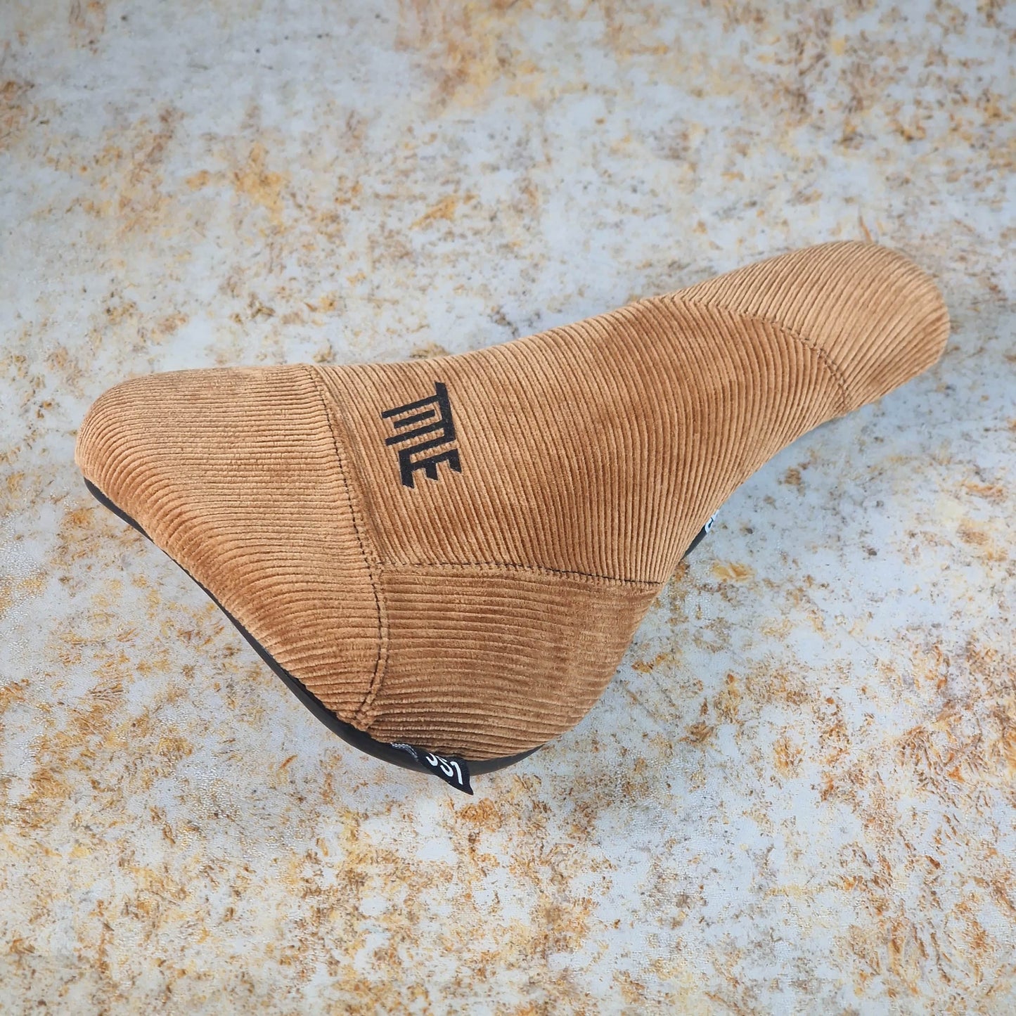 Title MTB BMX Parts Brown Corduroy Title MTB JS1 Railed Seat