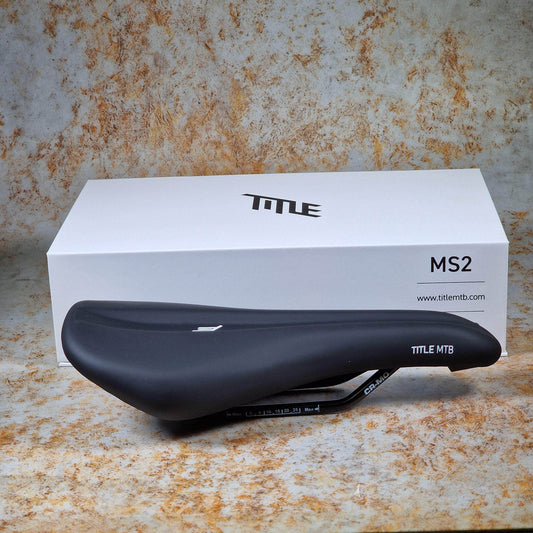 Title MTB BMX Parts Black Title MTB MS2 Railed Seat