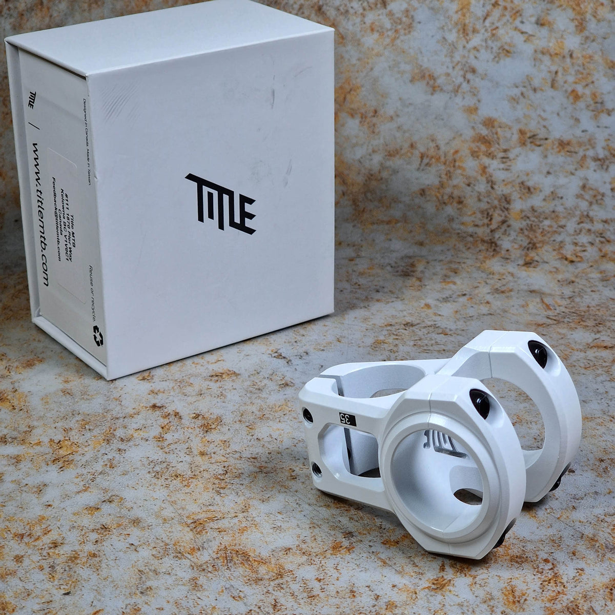 Title MTB Bikes Glossy White / 31mm / 31.8mm Title MTB ST1 Stem 31.8mm Clamp