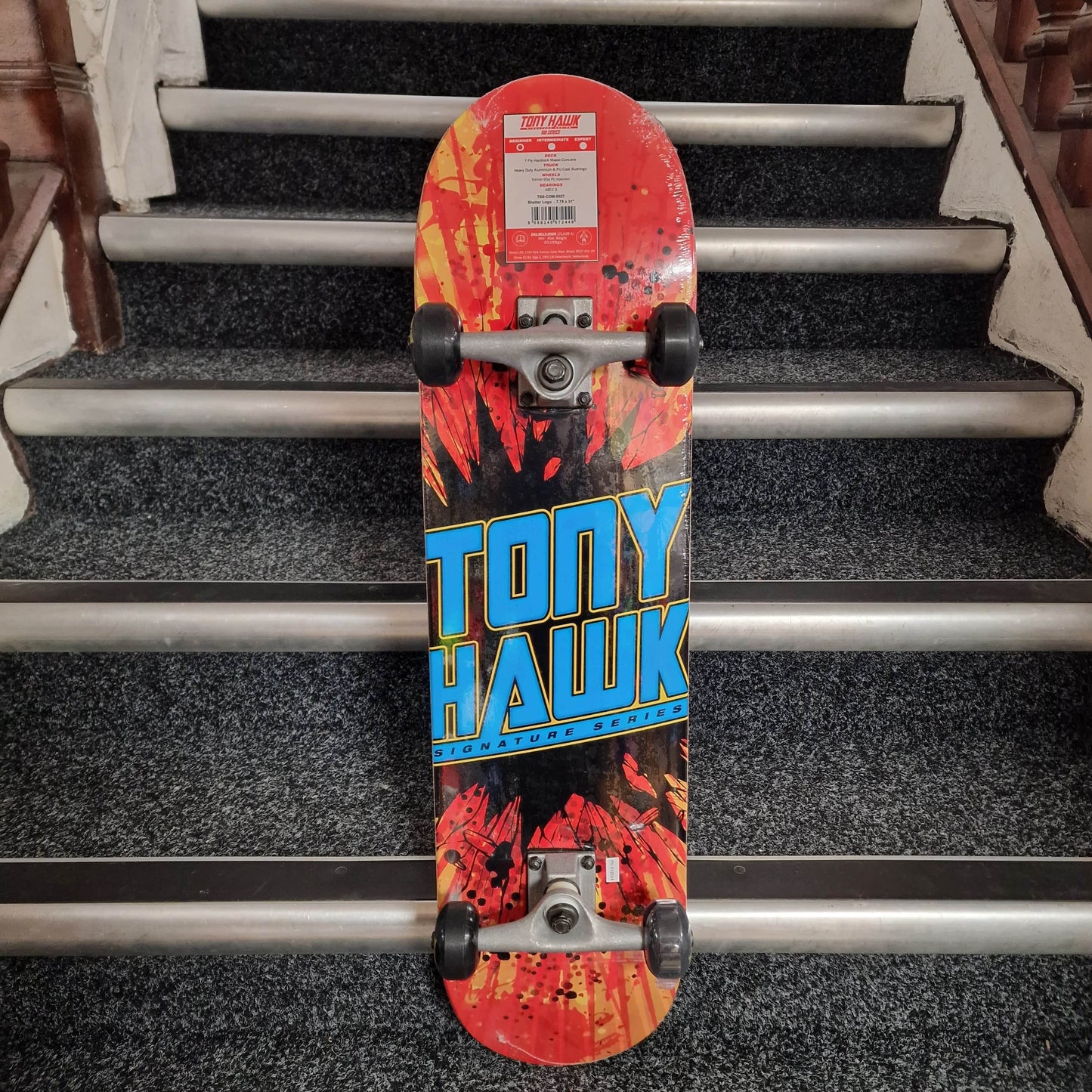 Tony Hawk Skateboards Tony Hawk 180 Shatter Logo 7.75 Complete Skateboard