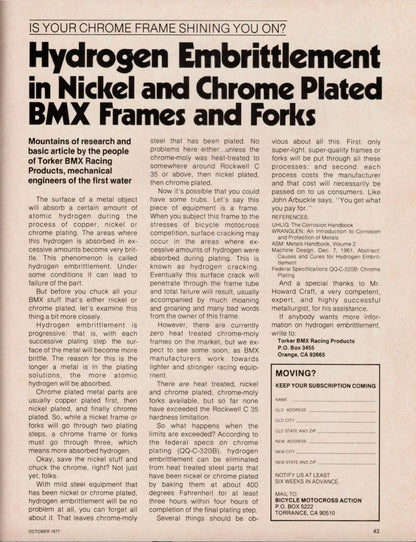 Torker Old School BMX Torker 2026 50 Year Anniversary Big Bike Frame Set