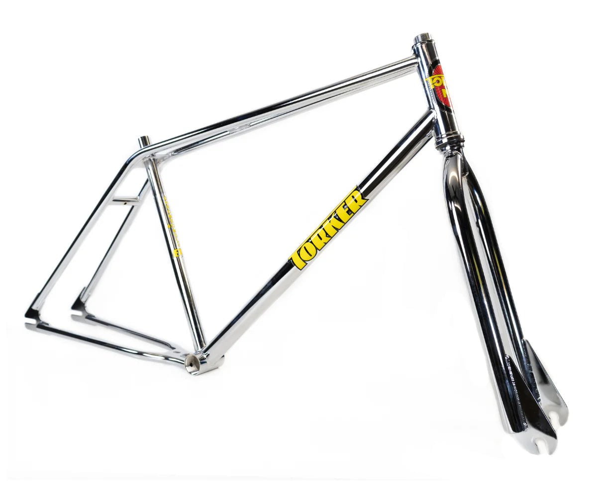 Torker Old School BMX Chrome Torker Barbarian Cruiser 26" Frame and Fork Chrome