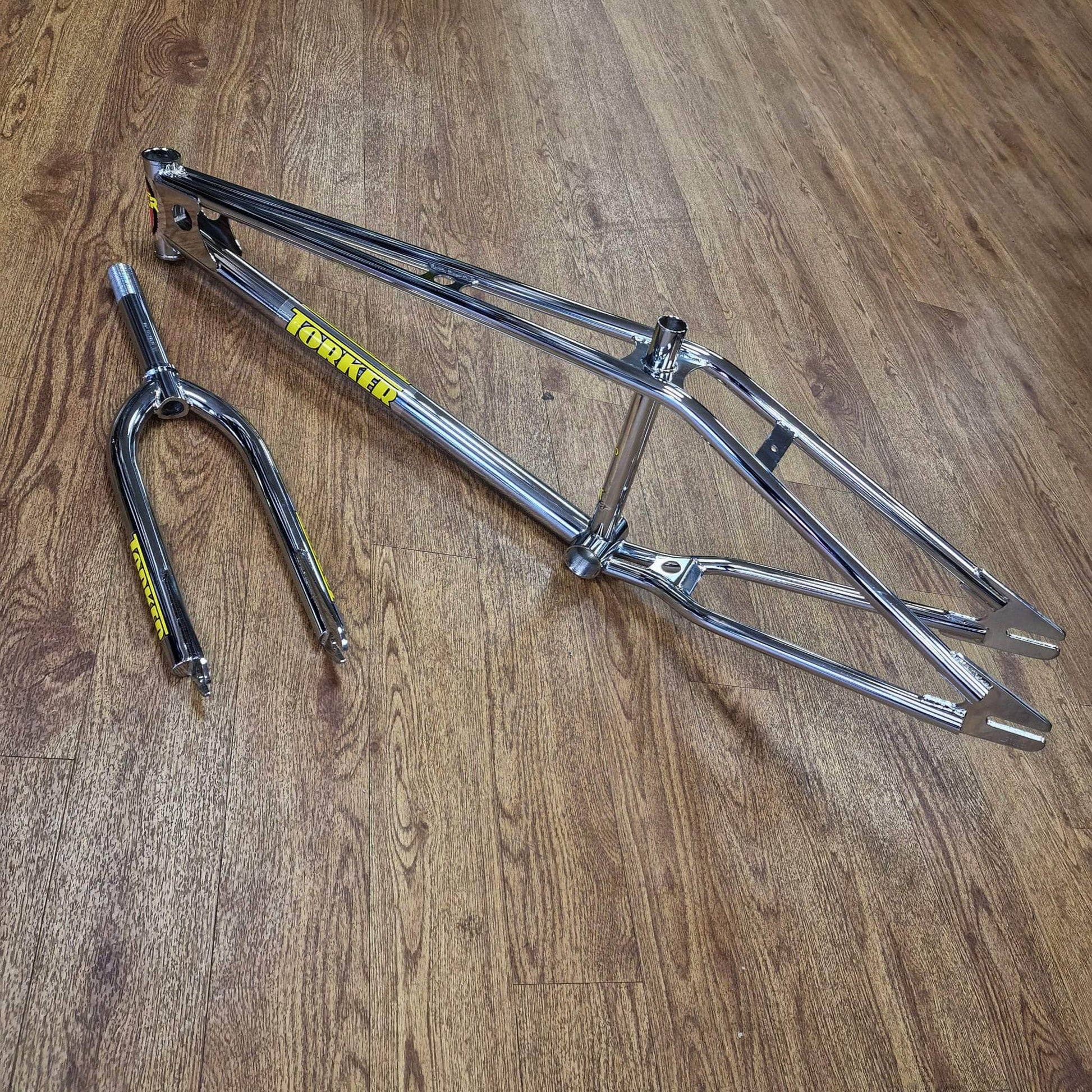 Torker EK Gen Old School BMX Frame and Fork Chrome Alans BMX