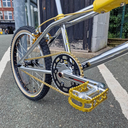 Torker Old School BMX Chrome / Pro XXL Torker EK Pro XXL Custom Bike Chrome / Gold / Black