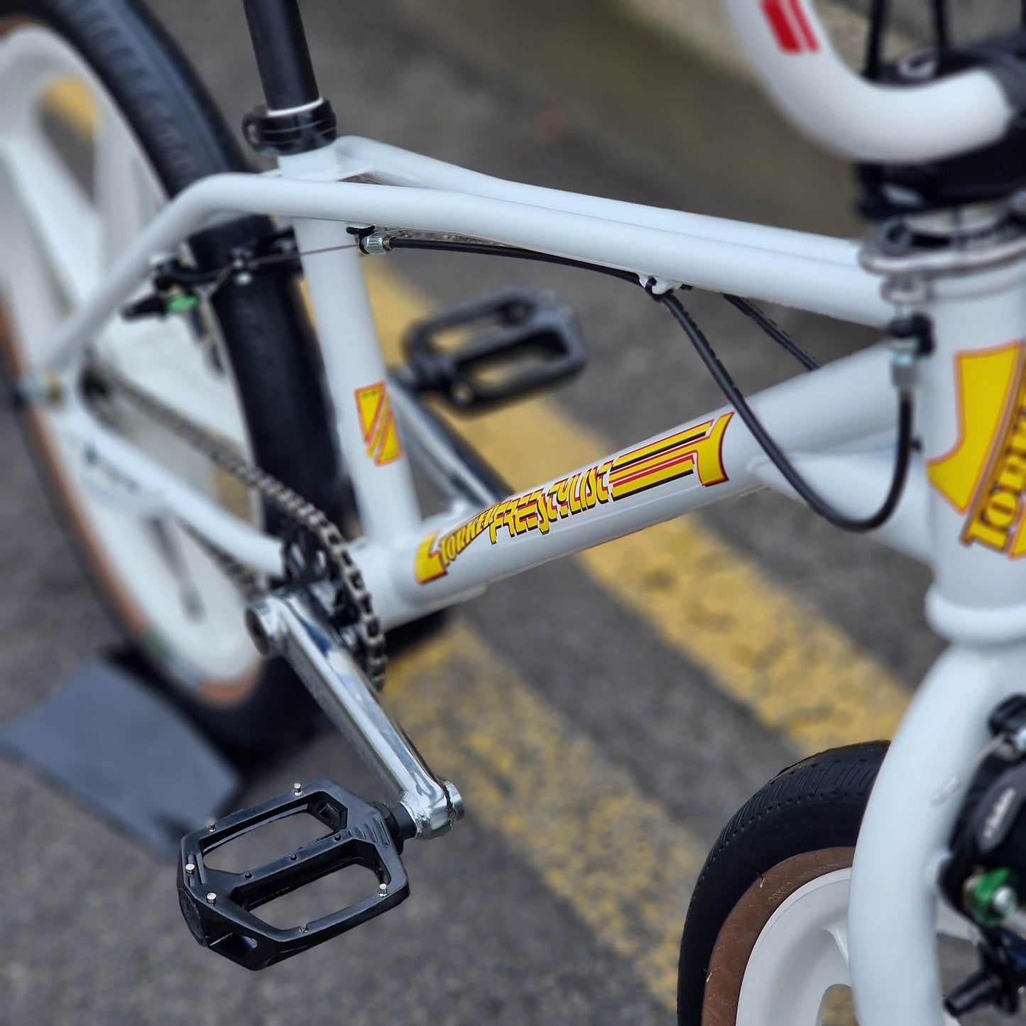 Torker Old School BMX Bikes White Torker Freestylist 2 Custom Bike White