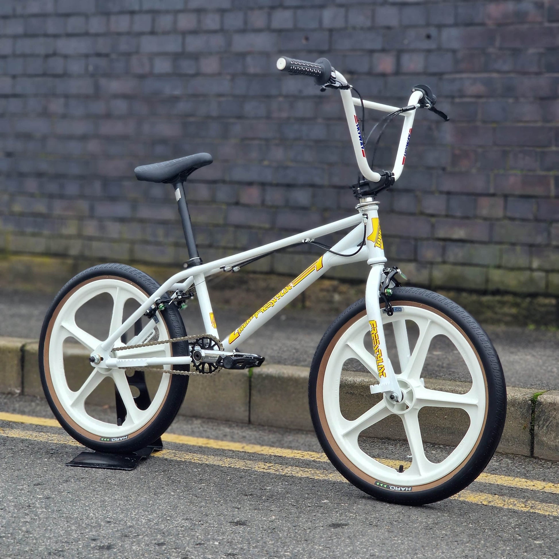 Torker Old School BMX Bikes White Torker Freestylist 2 Custom Bike White