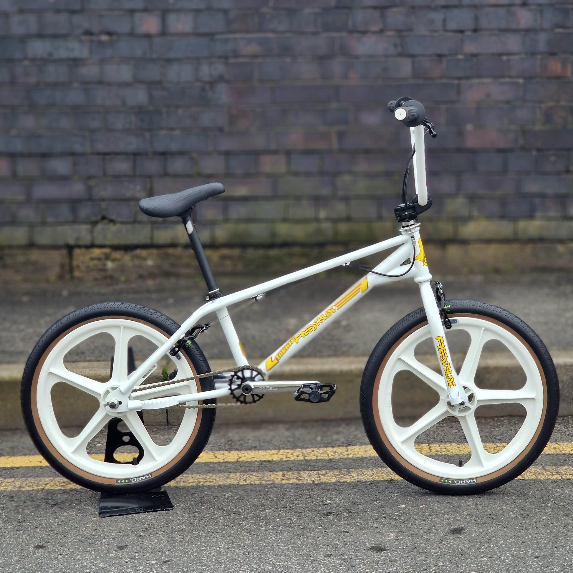 Torker Old School BMX Bikes White Torker Freestylist 2 Custom Bike White