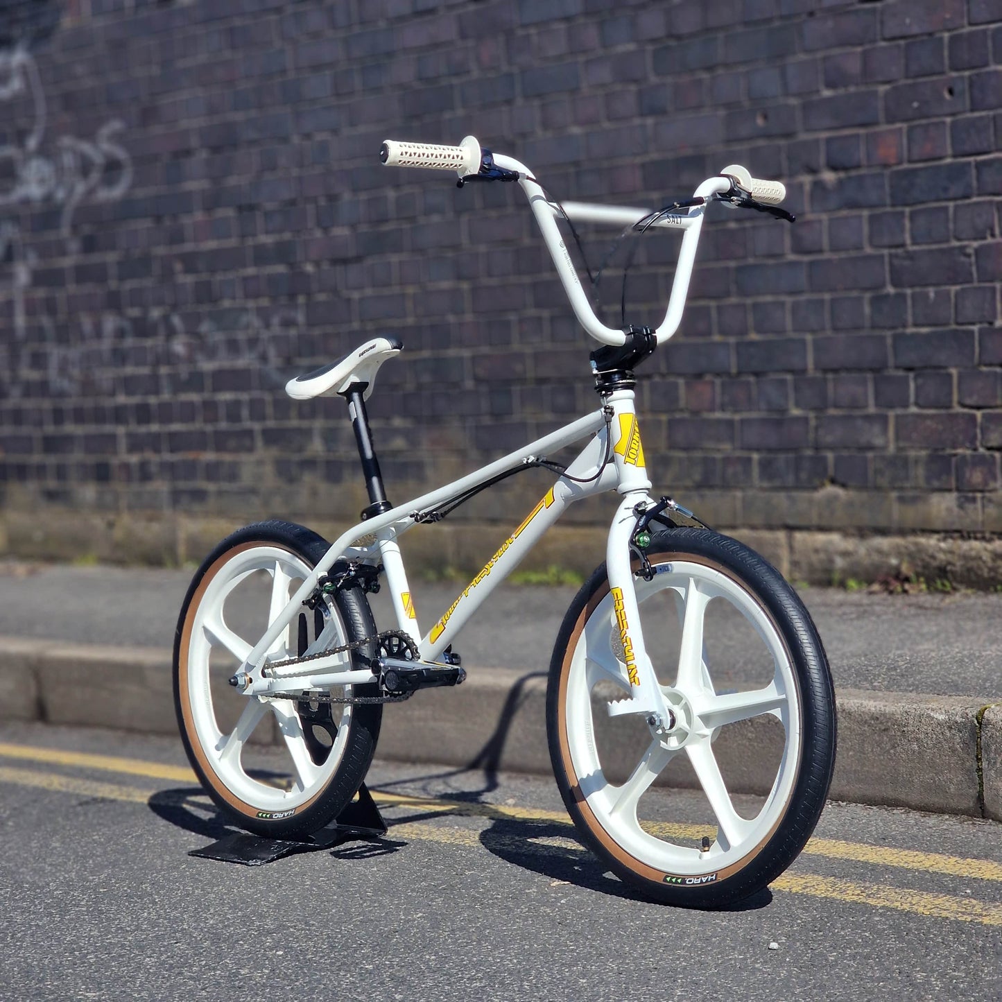 Torker Old School BMX Bikes White Torker Freestylist 2 Custom Bike White