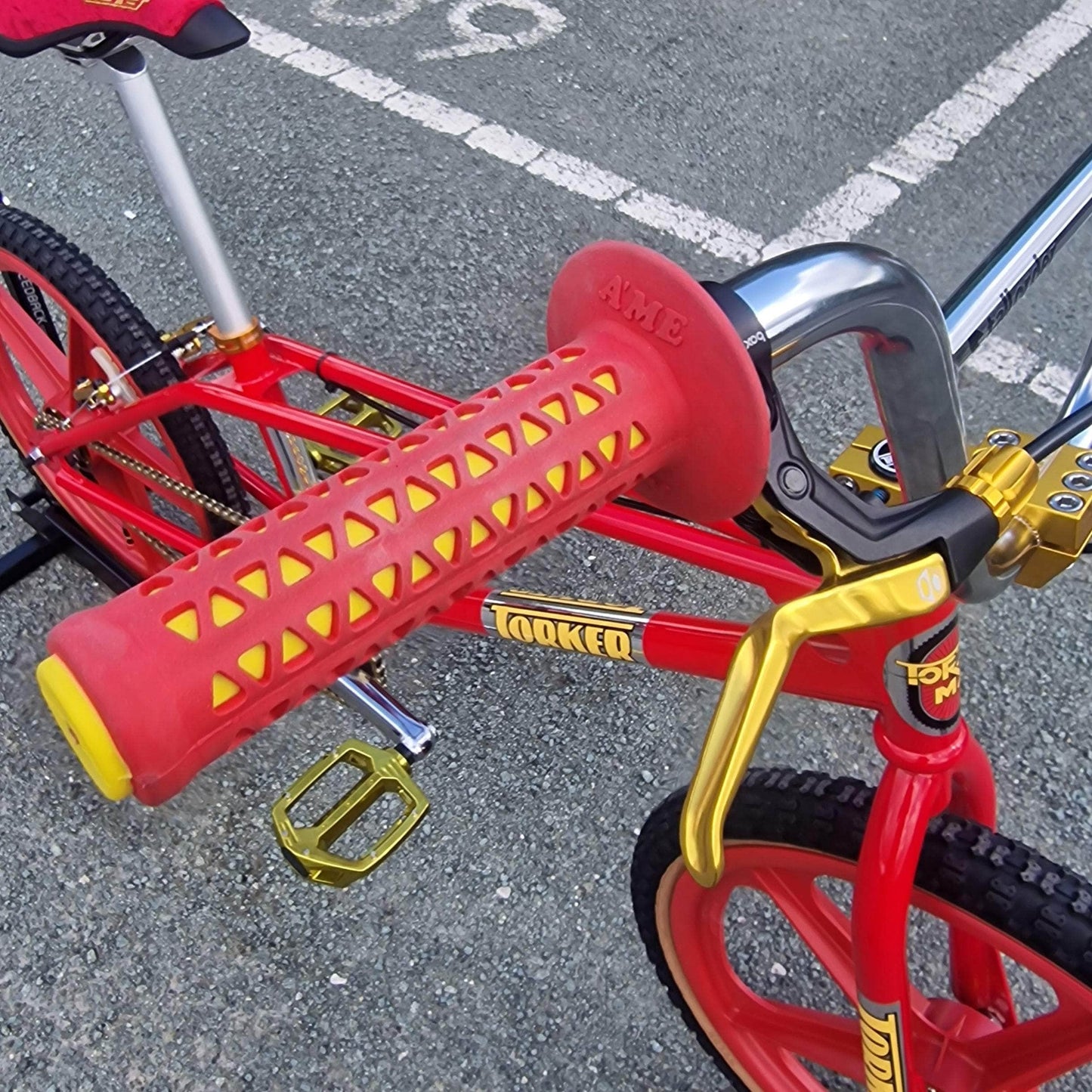 Torker Old School BMX Candy Red / Gold / Pro XL Torker LP Race Custom Bike Red / Gold