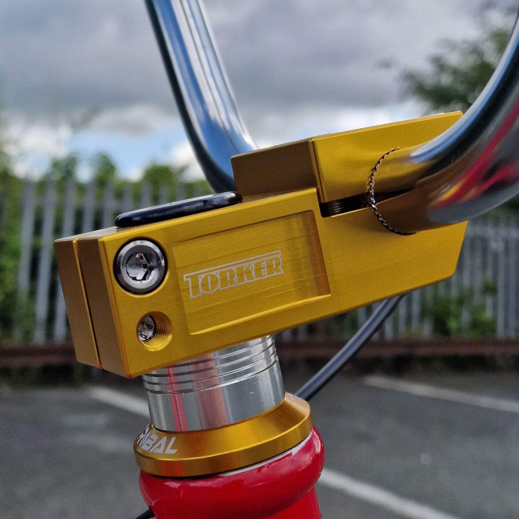 Torker Old School BMX Candy Red / Gold / Pro XL Torker LP Race Custom Bike Red / Gold